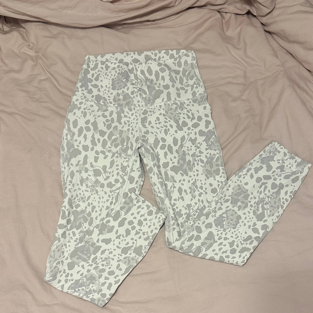 lululemon athletica Gray Patterned Leggings